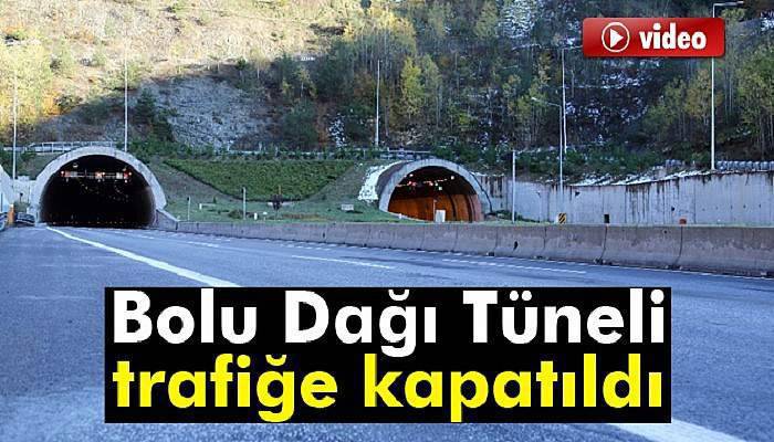 Bolu Dağı Tüneli meydana gelen kazalar nedeniyle kapatıldı