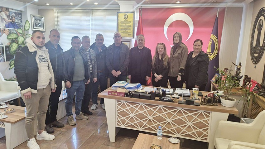 Geyikli Esnaf Odası’ndan ÇESOB’a Nezaket Ziyareti