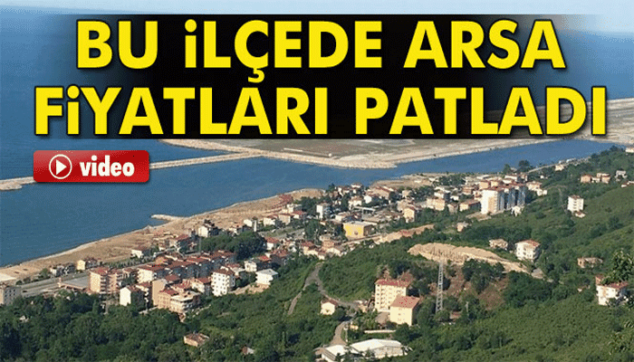 Bu ilçede arsa fiyatları patladı: 1 dönüm arsa 1 milyon TL