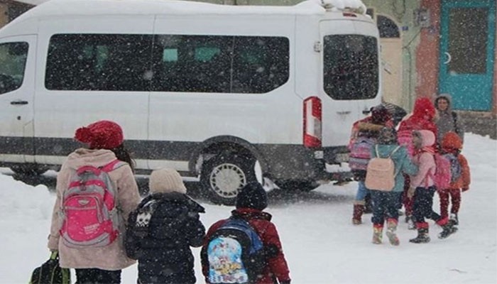 Çanakkale’de taşımalı eğitime kar tatili!