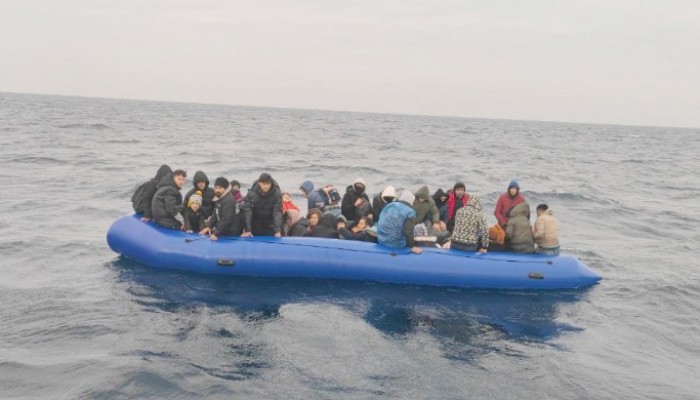 Ayvacık Açıklarında 118 Düzensiz Göçmen Kurtarıldı