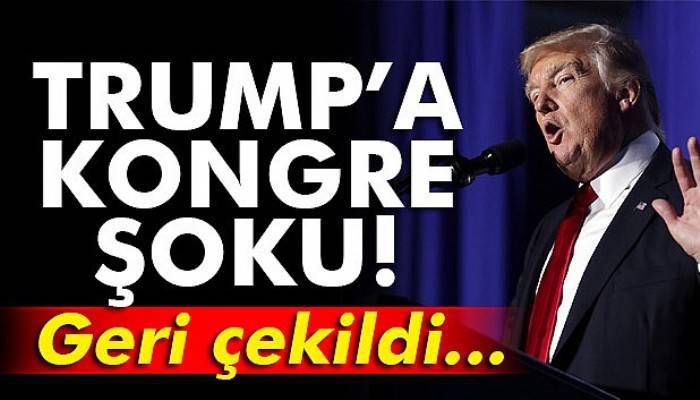 ABD Başkanı Donald Trump'ın sağlık sigortası tasarısı geri çekildi