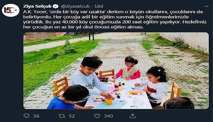 40 bin köy çocuğuna yaz eğitimi