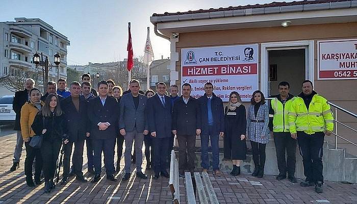  Çan Belediyesi’nden Karşıyaka Mahallesi'ne hizmet binası