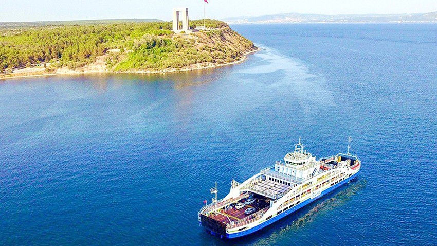 Çanakkale Boğazı’nda bayram yoğunluğu