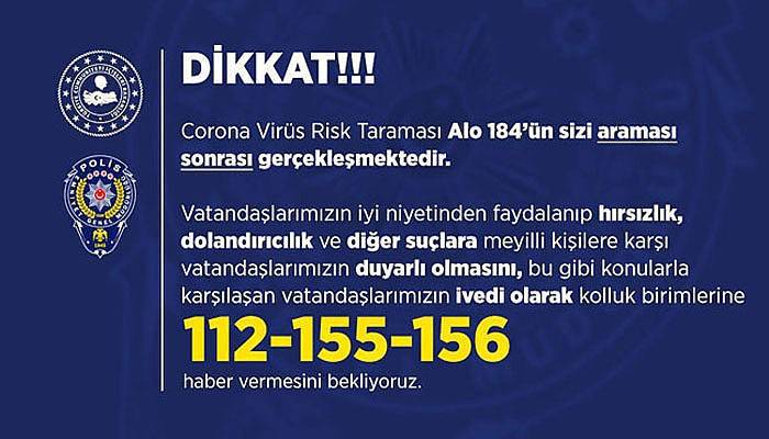 “TEST AMACIYLA GELDİĞİNİ SÖYLEYENLERİ İÇERİ ALMAYIN”