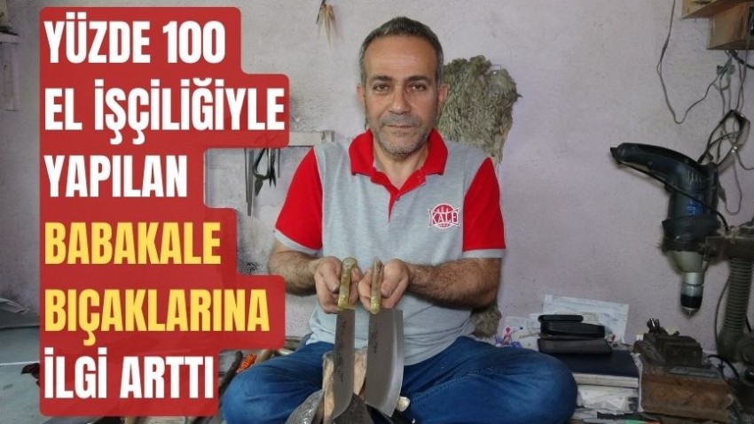 300 yılık Babakale bıçaklarına Kurban Bayramı öncesi talep arttı (VİDEO)