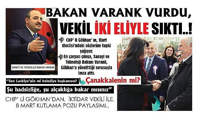 BAKAN VARANK VURDU, VEKİL İKİ ELİYLE SIKTI..!