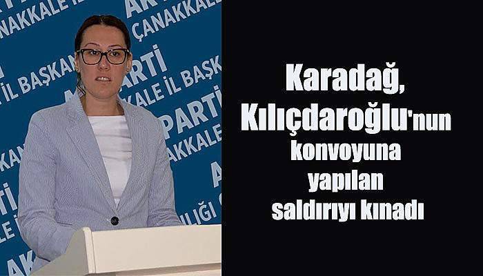 Karadağ, Kılıçdaroğlu'nun konvoyuna yapılan saldırıyı kınadı