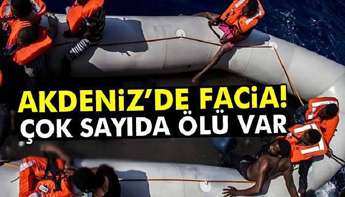 Akdeniz’deki bir şişme botun altında 25 kişi ölü bulundu