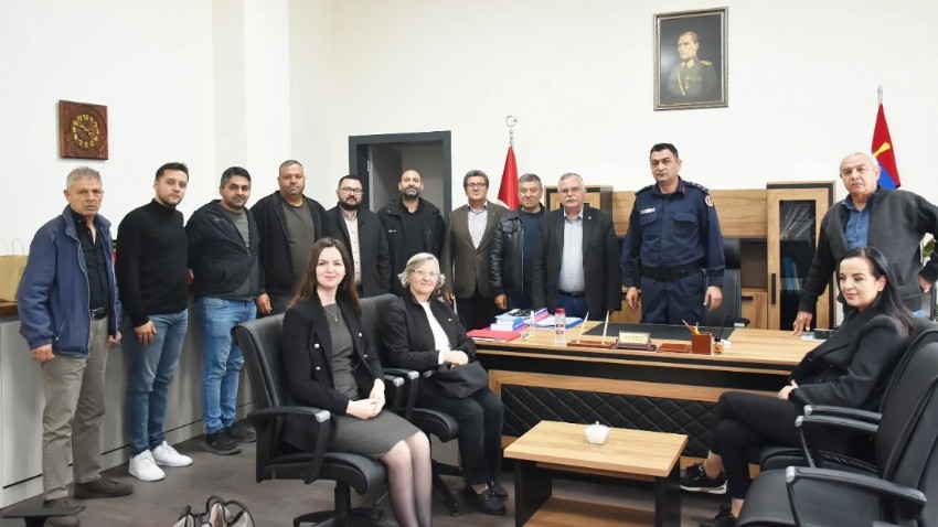 CHP Ezine İlçe Başkanlığı’ndan Emniyet ve Jandarma’ya ziyaret