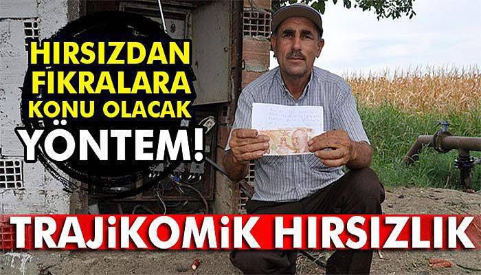 Hırsızdan fıkralara konu olacak yöntem