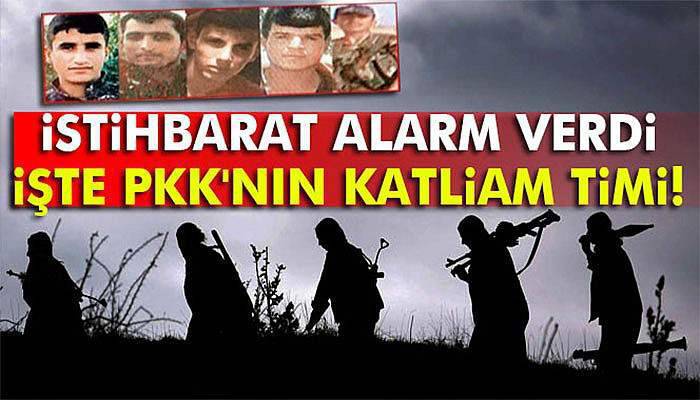 PKK'nın katliam timi ortaya çıktı!