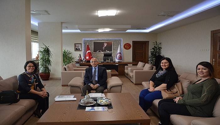 UCİM YÖnetim Kurulu Üyelerinden Rektör Prof. Dr. Sedat Murat'a Ziyaret
