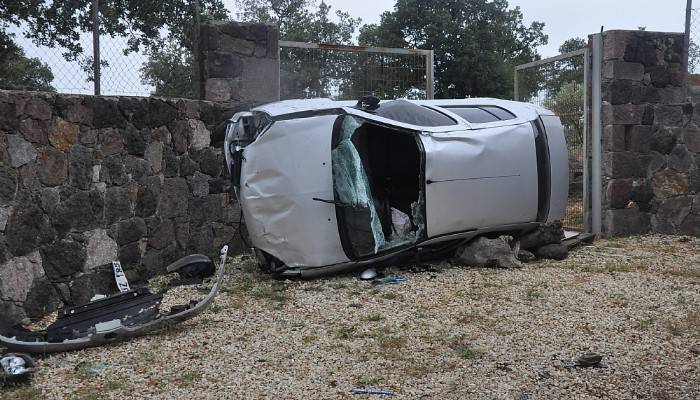 Çanakkale’de trafik kazası! 1 yaralı