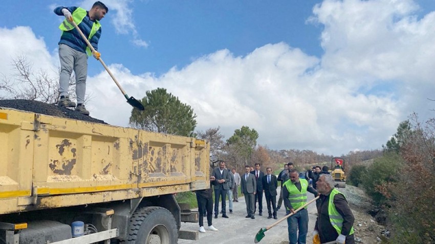 Yeni Sezonun İlk Asfaltı Döküldü