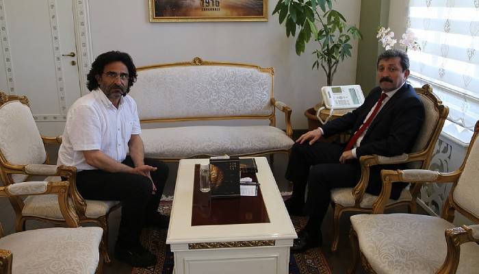 Troya Kazı Heyeti Başkanı Aslan, Vali Tavlı’yla buluştu