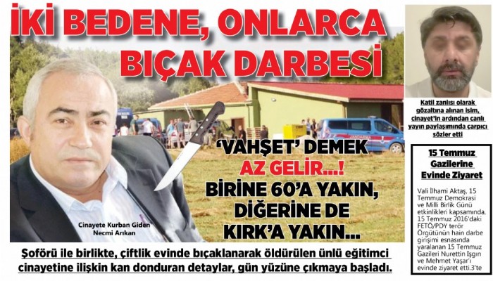 İKİ BEDENE, ONLARCA BIÇAK DARBESİ