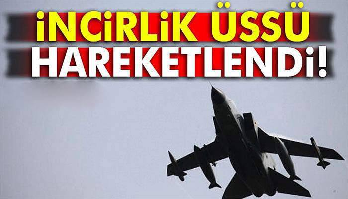 İncirlik Hava Üssü'nde yoğun hava trafiği