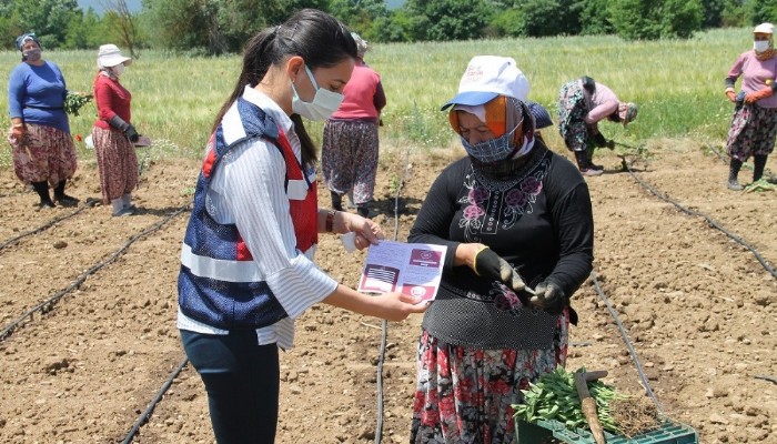 Jandarma ekiplerinden KADES uygulaması tanıtımı