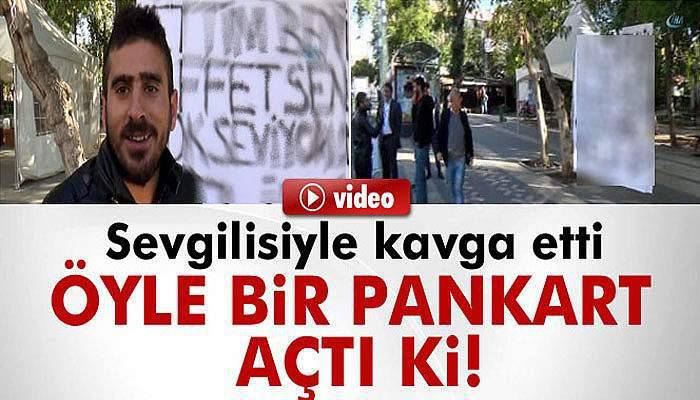 'Bir eşeklik ettim, seni çok seviyorum, beni affet Elif'