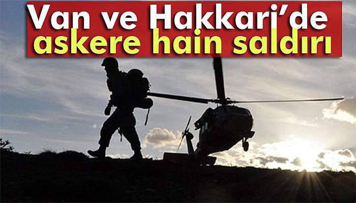 Van ve Hakkari'de hain saldırı