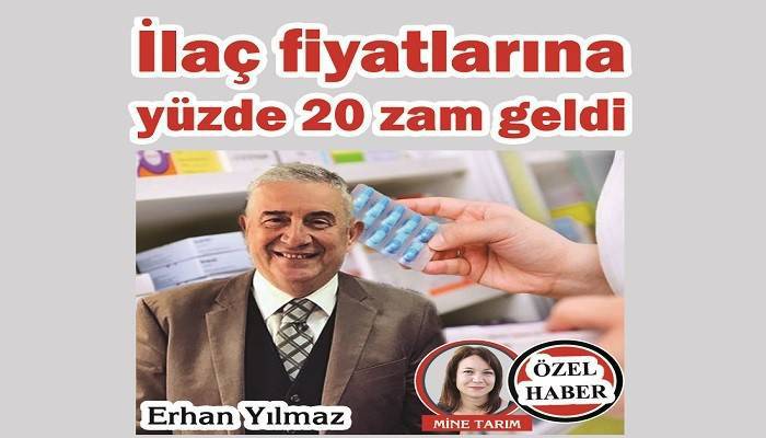 İlaç fiyatlarına yüzde 20 zam geldi