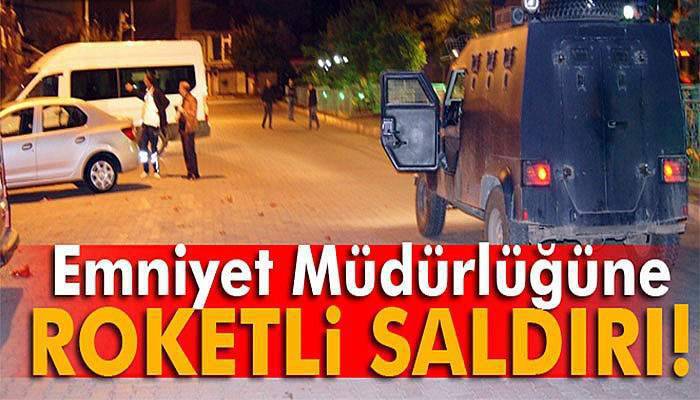 Kağızman İlçe Emniyet Müdürlüğüne roketli saldırı