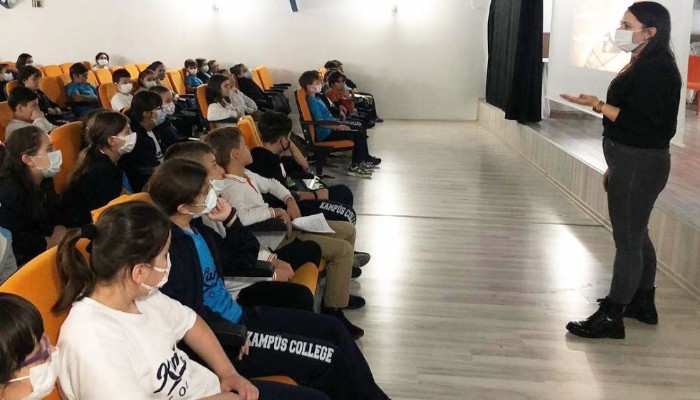 KAMPÜS KOLEJİ’NDE ÖĞRENCİLERE VERİMLİ DERS ÇALIŞMA YÖNTEMLERİ ANLATILDI