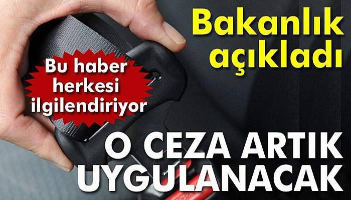 O ceza artık uygulanacak