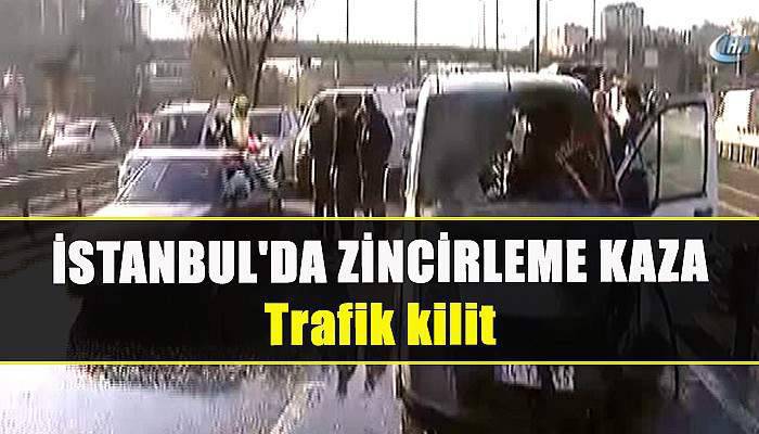 İstanbul'da zincirleme kaza