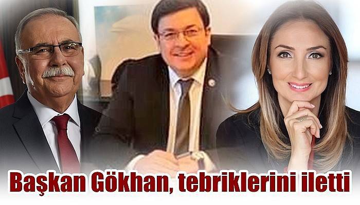 Başkan Gökhan’dan Erkek’e tebrik