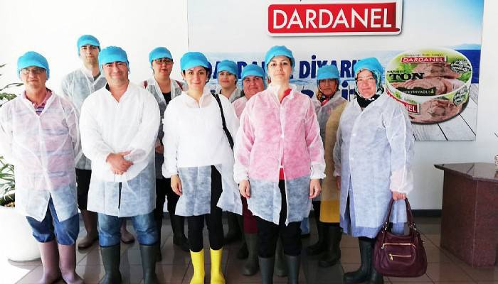İŞKUR Kursiyerleri Balık İşleme Fabrikasına Ziyaret
