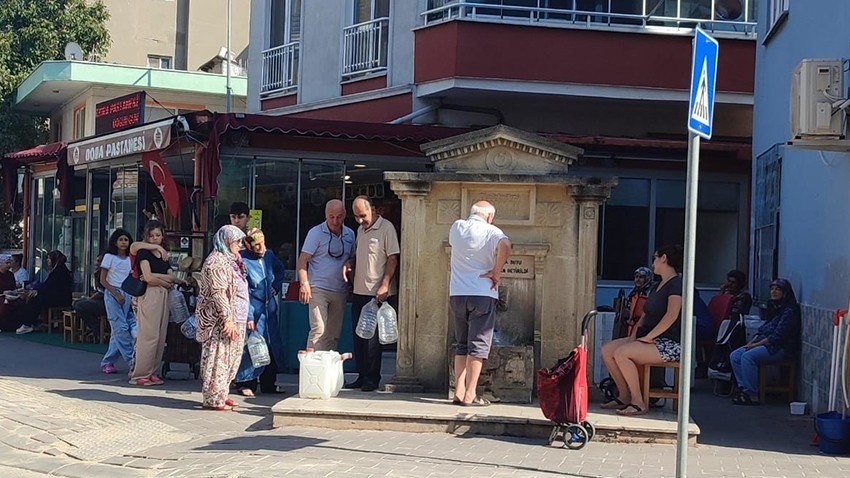 Sokak çeşmeleri kesildi
