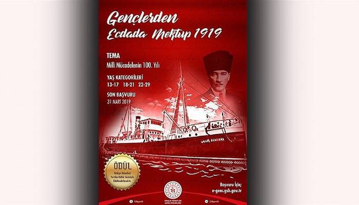 “Gençlerden Ecdada Mektup 1919” yarışması sonuçlandı