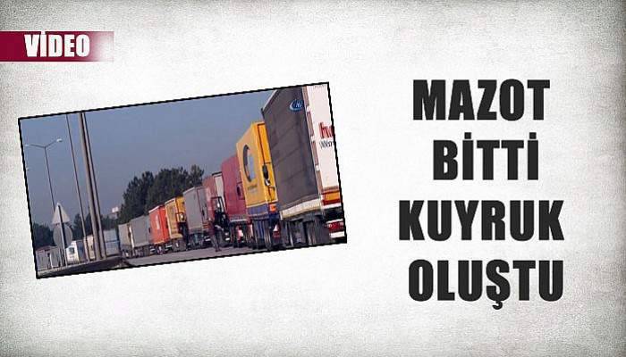 Kapıkule’de indirimli ‘mazot’ bitti, TIR geçişleri durdu