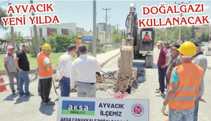 Ayvacıklılar bu kış doğalgaz ile ısınacak