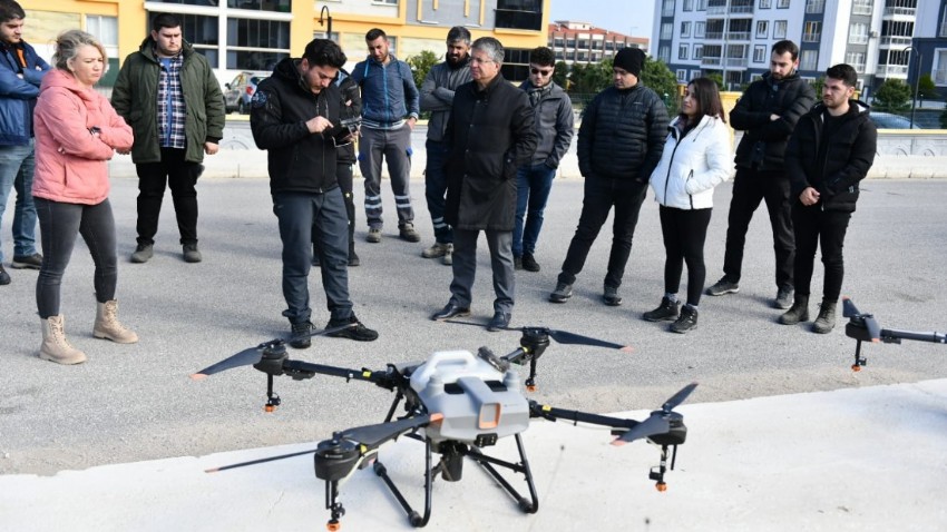 Zirai Drone Ehliyet Eğitimlerinde Uygulamalar Gerçekleştirildi