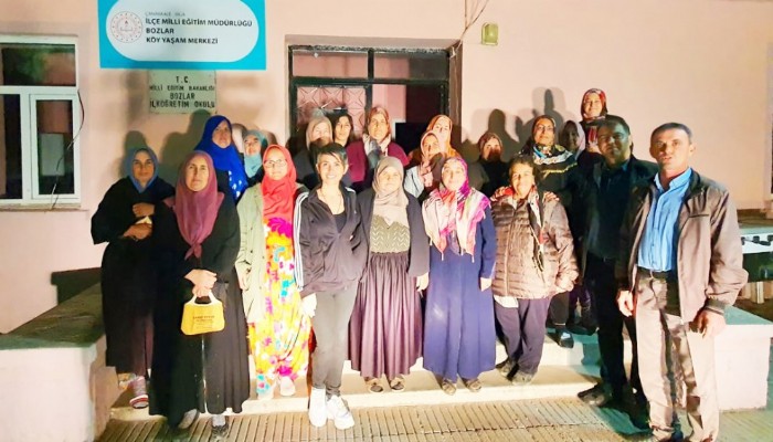 Bozlar Köy Yaşam Merkezinde Hijyen Eğitimi Kursu Düzenlendi
