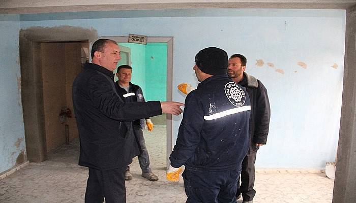 Çavuşköy Gençlik Merkezi ve Muhtarlık yapımı devam ediyor