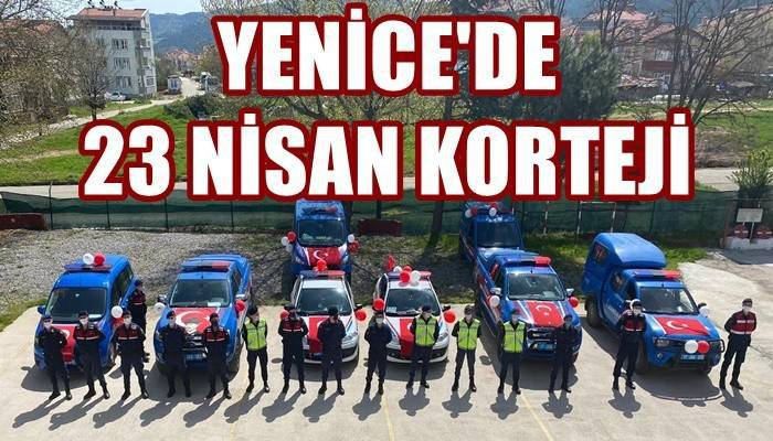 Çanakkale'de kolluk kuvvetleri 23 Nisan coşkusunu yaşattı (VİDEO)