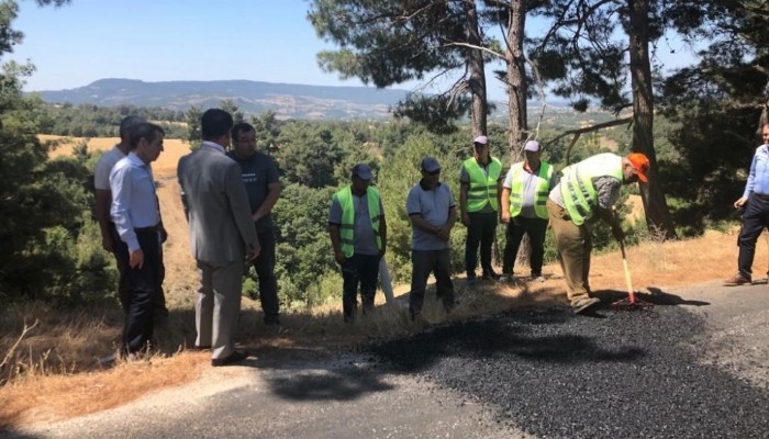 VALİ İLHAMİ AKTAŞ, İL ÖZEL İDARESİ'NİN YOL ÇALIŞMALARINI YERİNDE İNCELEDİ