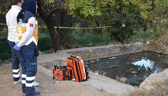 Sulama havuzunda ölü bulundu