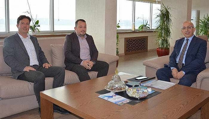 Bozcaada AK Parti İlçe Başkanından Rektör Prof. Dr. Sedat Murat'a Ziyaret