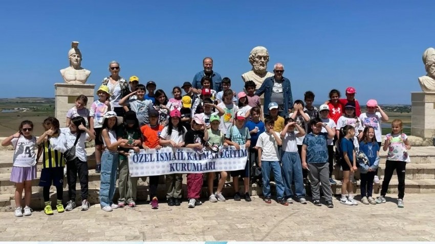 Çanakkale İsmail Kaymak Koleji Öğrencilerinden Troya Müzesine Eğitim Gezisi