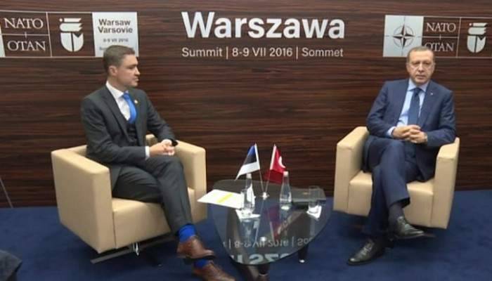 Cumhurbaşkanı Erdoğan, Estonya Başbakanı Roivas ile görüştü