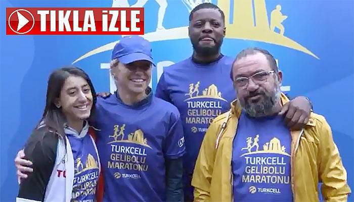 Ünlü isimler Gelibolu Maratonu'nda (VİDEO)