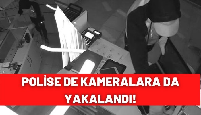 Hırsızlık anı kameralara yansıdı! (VİDEO)