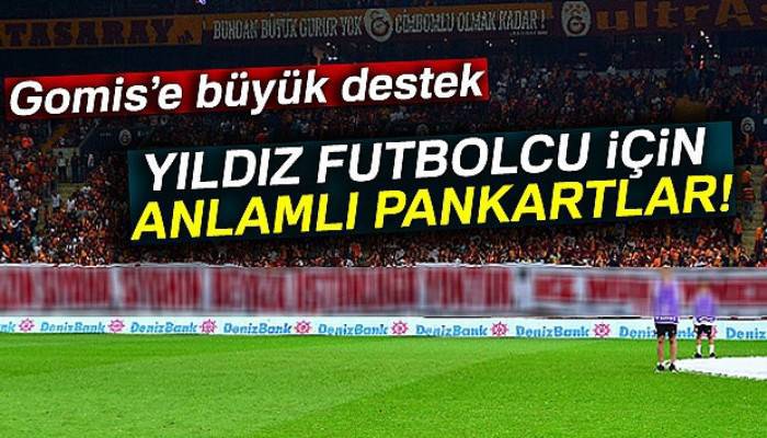 Gomis’e futbolcu ve taraftarlardan destek