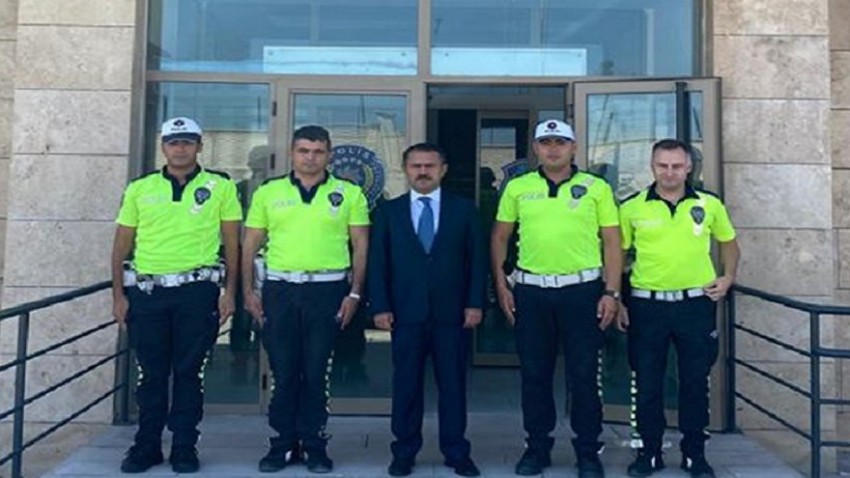Vali İlhami Aktaş Biga Şehit Selahattin Uz Bölge Trafik Denetleme İstasyon Amirliğinİ Ziyaret Etti